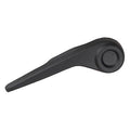 Seat recliner handle lever, dark gray, long lever with round push button end