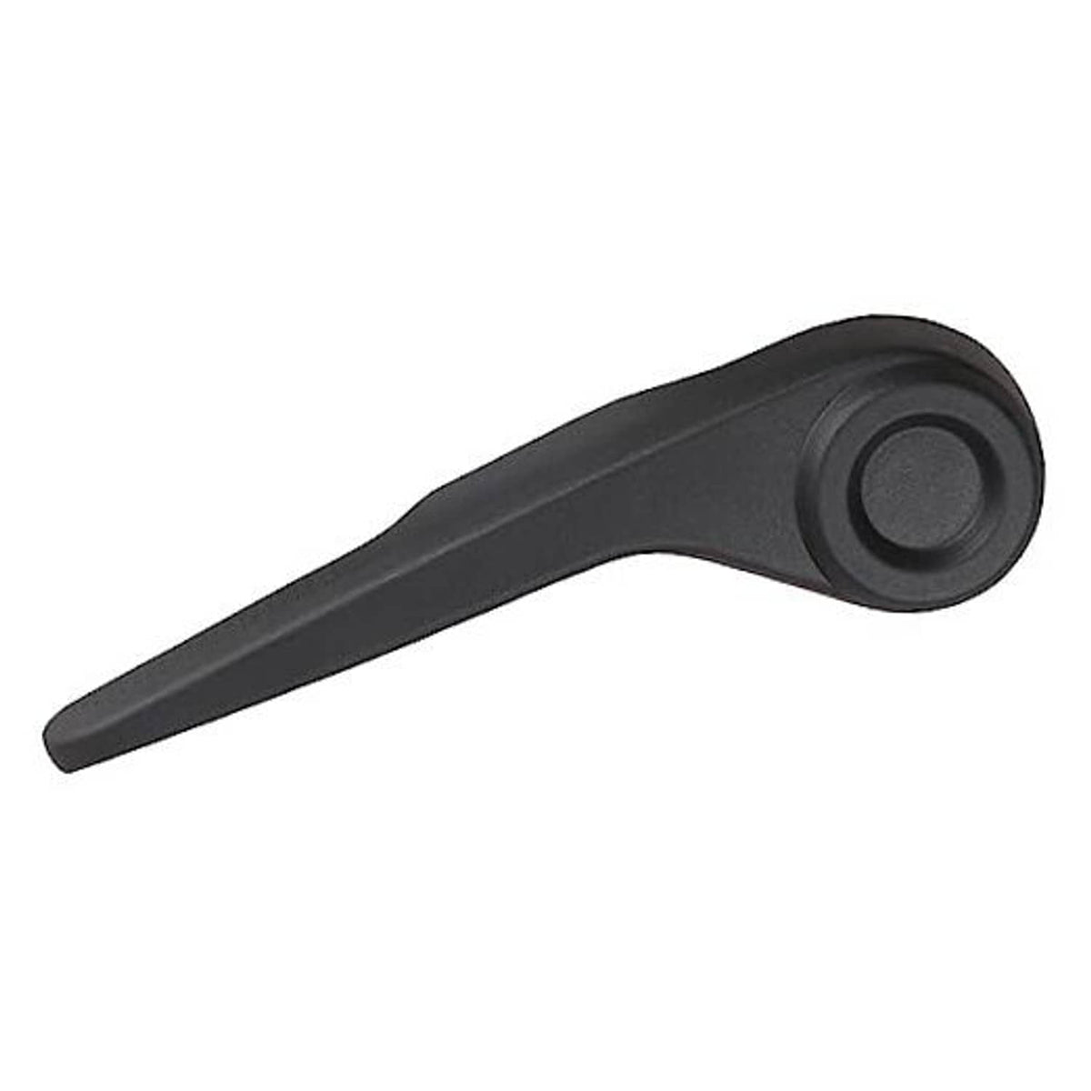 Seat recliner handle lever, dark gray, long lever with round push button end