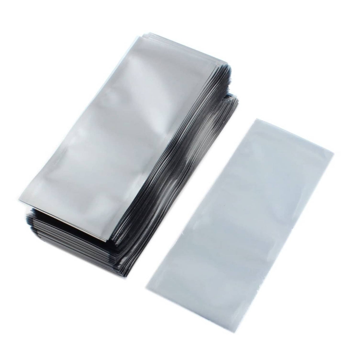 Clear ESD anti-static pouches, 2.5 x 6 inch, stack of 200 count