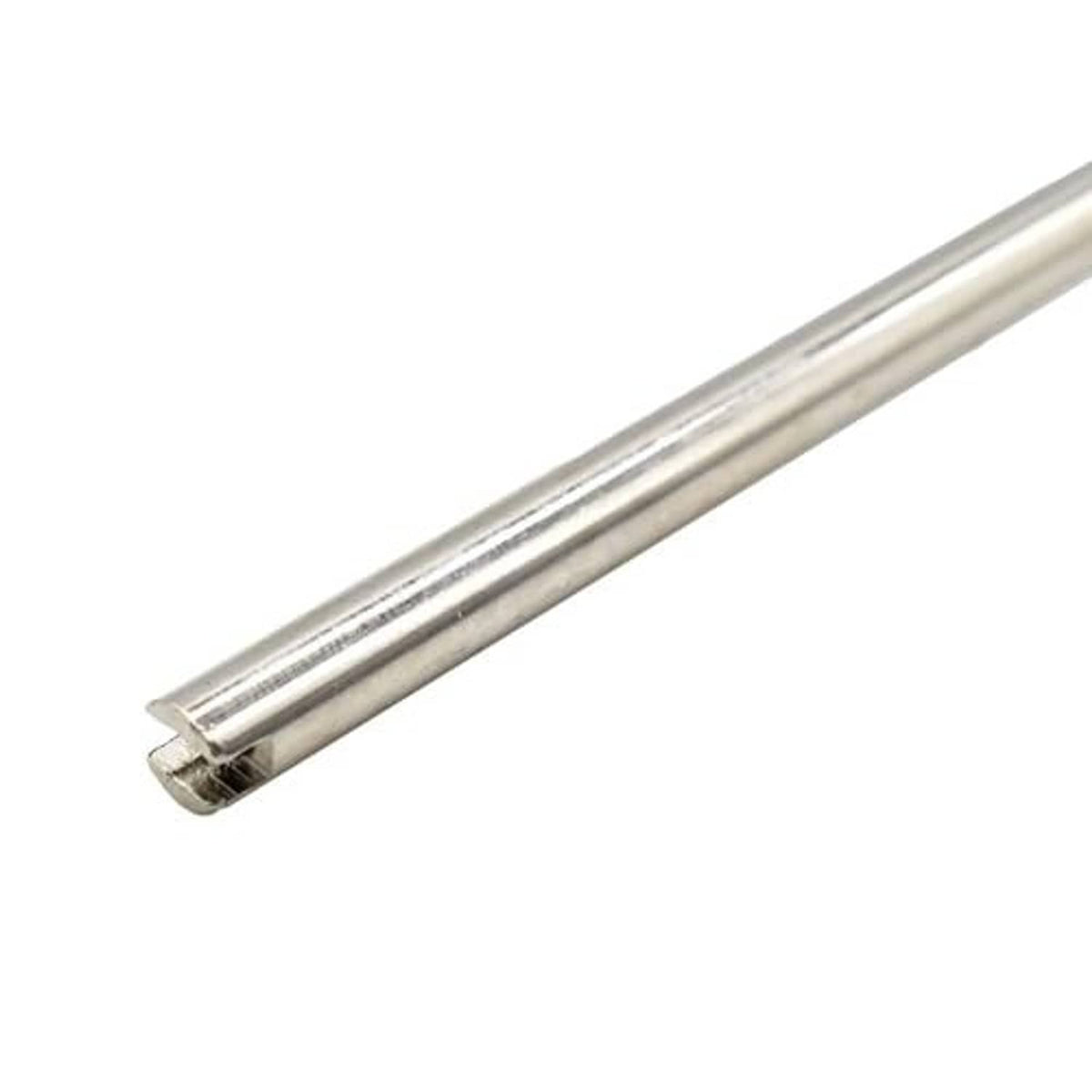 Metal removal tool shaft with forked tip for tire valve cores