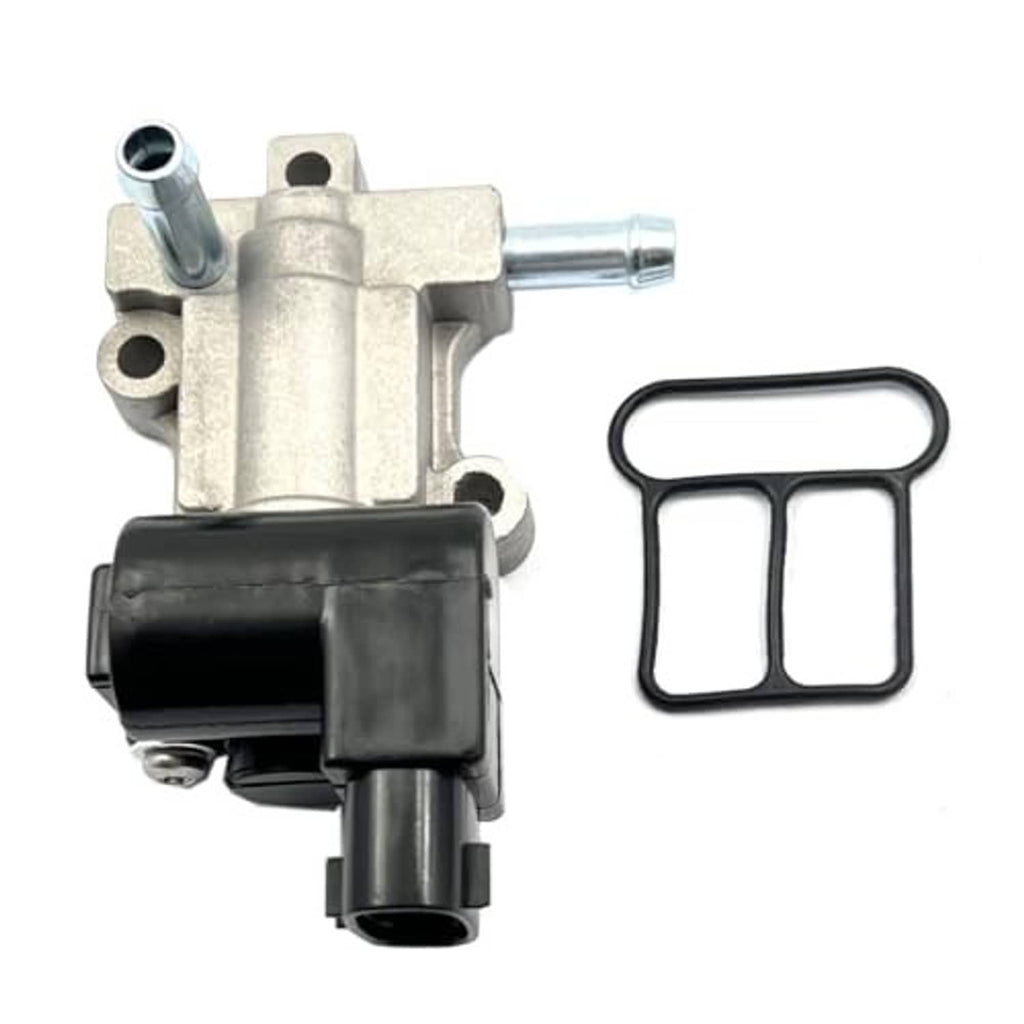 Idle air control (IAC) valve motor with gasket seal and exposed metal ports