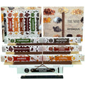 Trumiri resinous incense sticks bundle in assorted labeled boxes and an incense holder