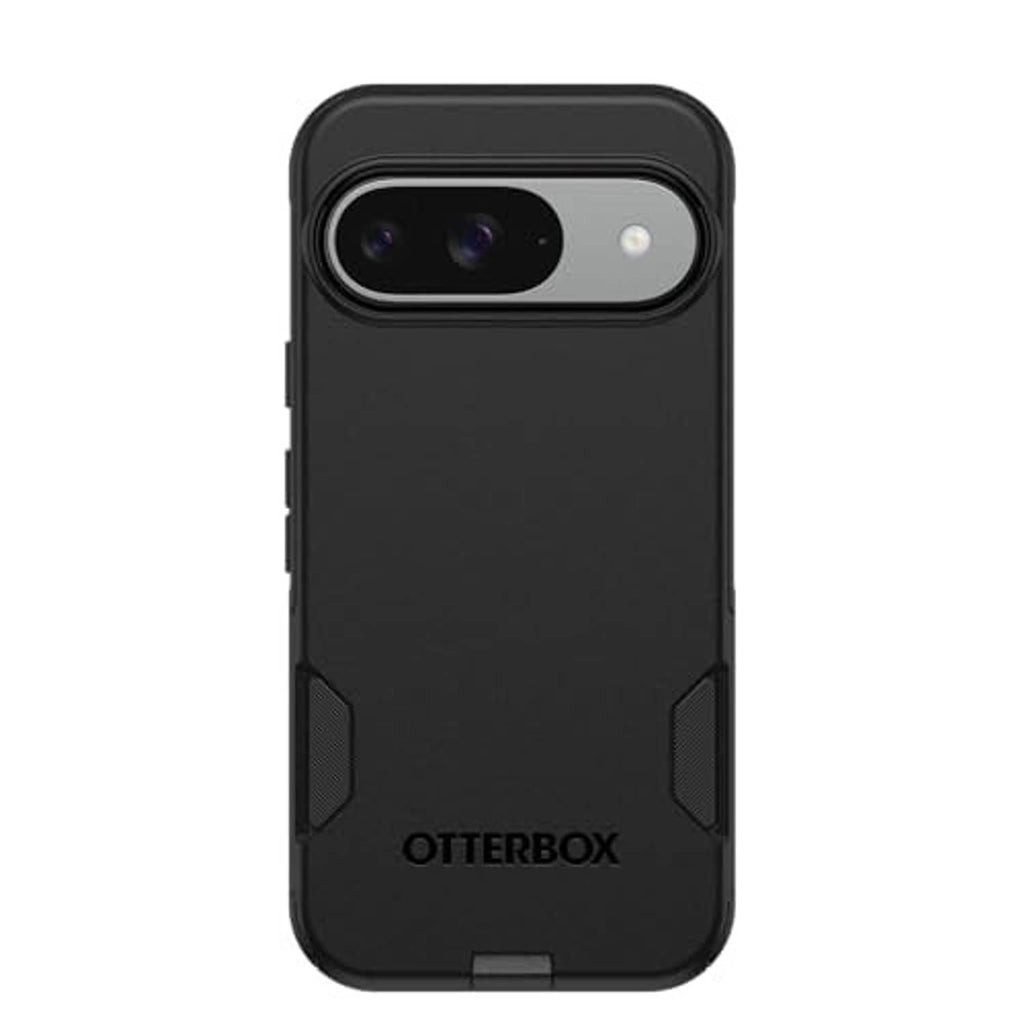 Black OtterBox phone case with camera bezel and textured side grip panels