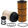 Oil filter and fuel filter cartridges with O-rings and gasket kit