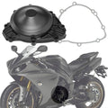 Stator engine cover with crankcase gasket, black finish
