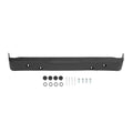 Rear black bumper bar with mounting holes and included hardware kit for EZGO carts