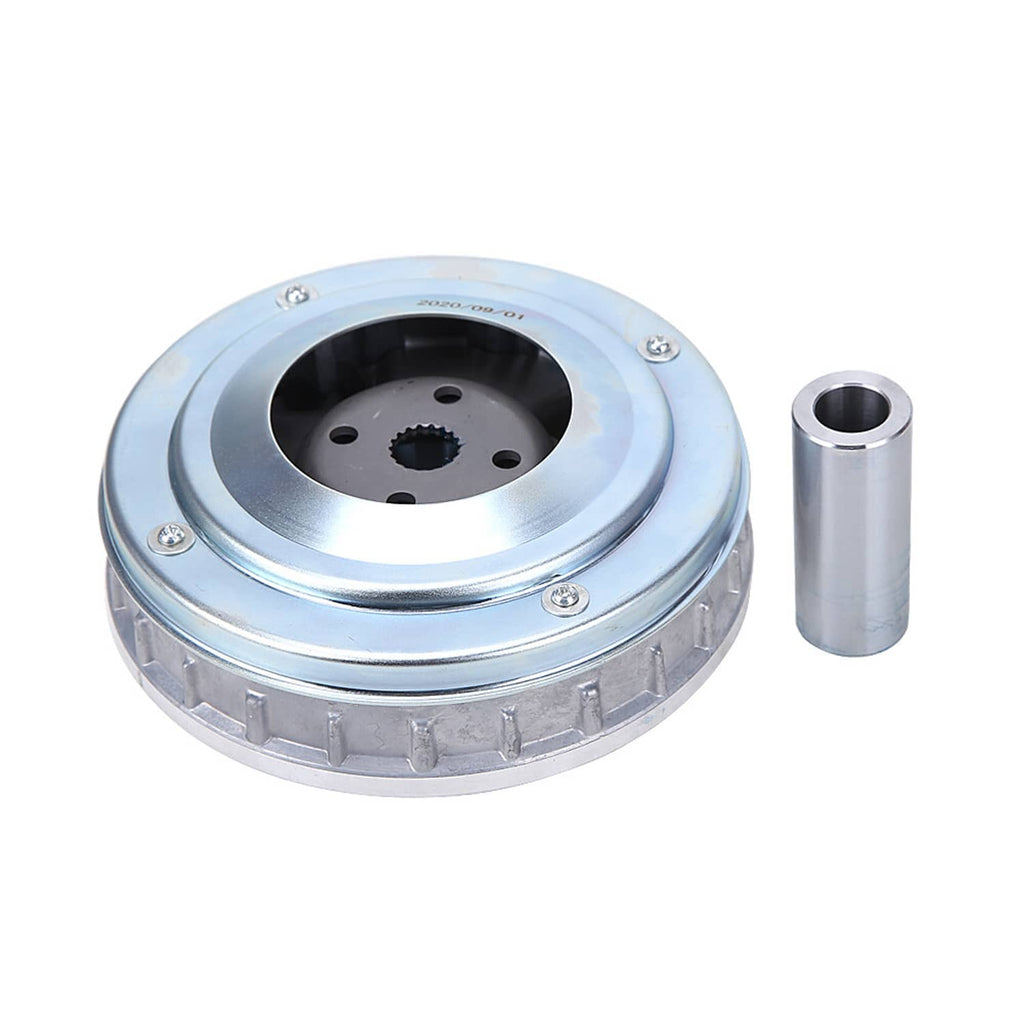 Sliding sheave drum with machined center hub and included spacer pin