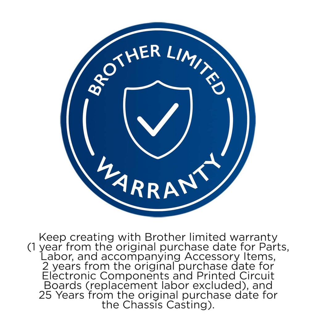 Brother limited warranty badge
