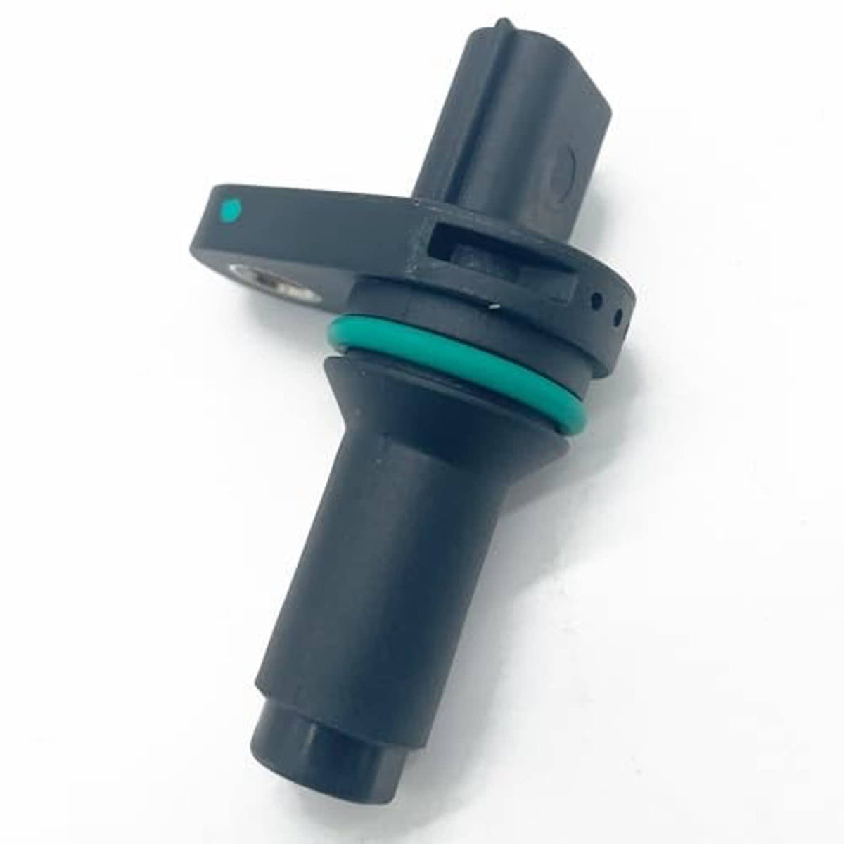 Crankshaft position sensor with green seal ring and dark connector housing