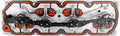 Valve cover and gasket assembly with orange seal lines and internal channels
