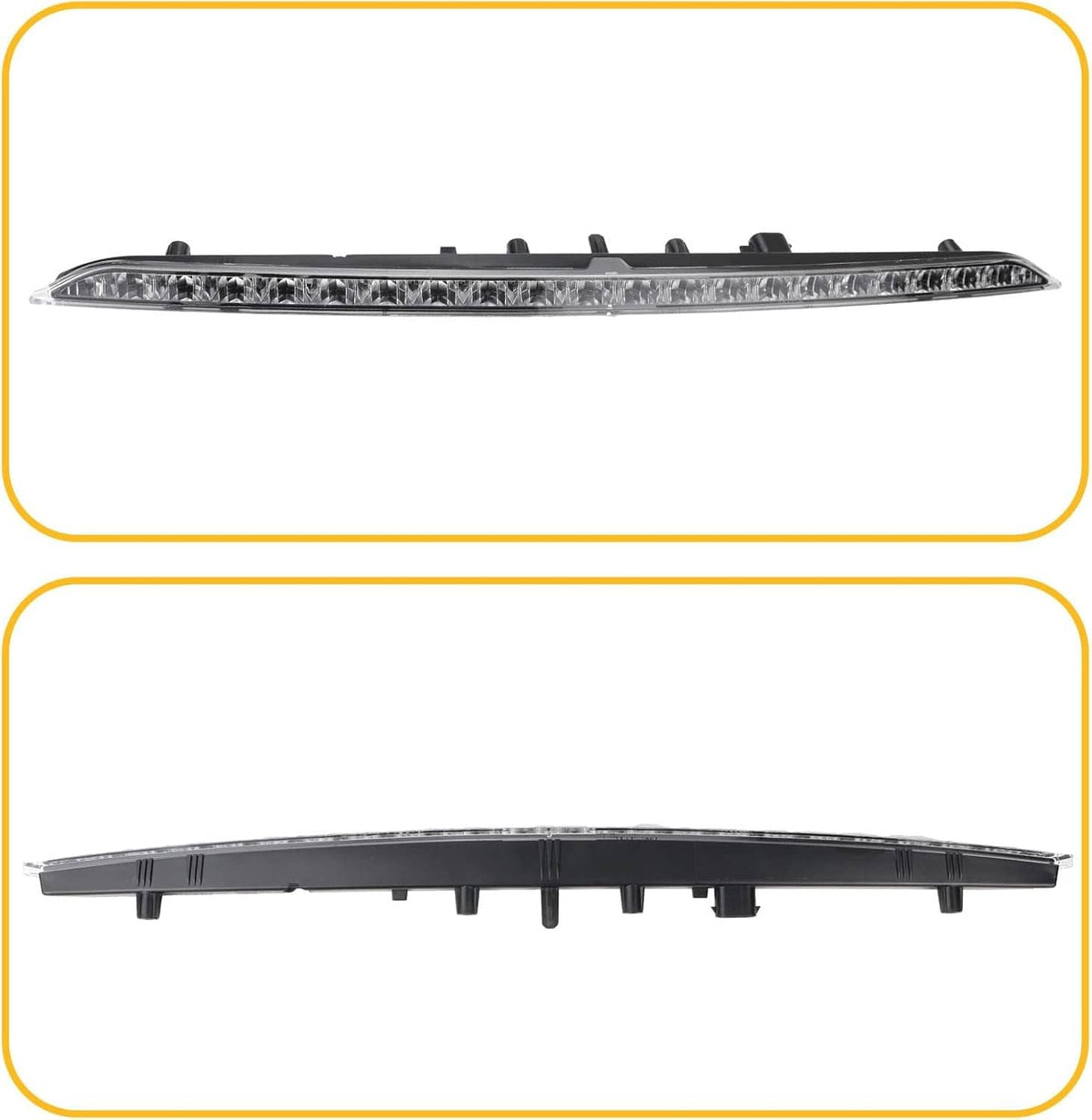 Center LED third brake light bar showing clear lens and black rear housing