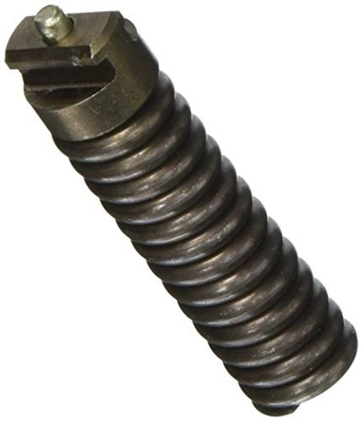 3/8 in IW cable repair coupling, dark steel threaded coupler with hex head