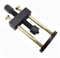 Transmission mainshaft bearing race puller tool with black crosshead and threaded rods