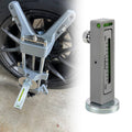 Wheel alignment camber gauge with wheel clamp attachment for car wheel positioning