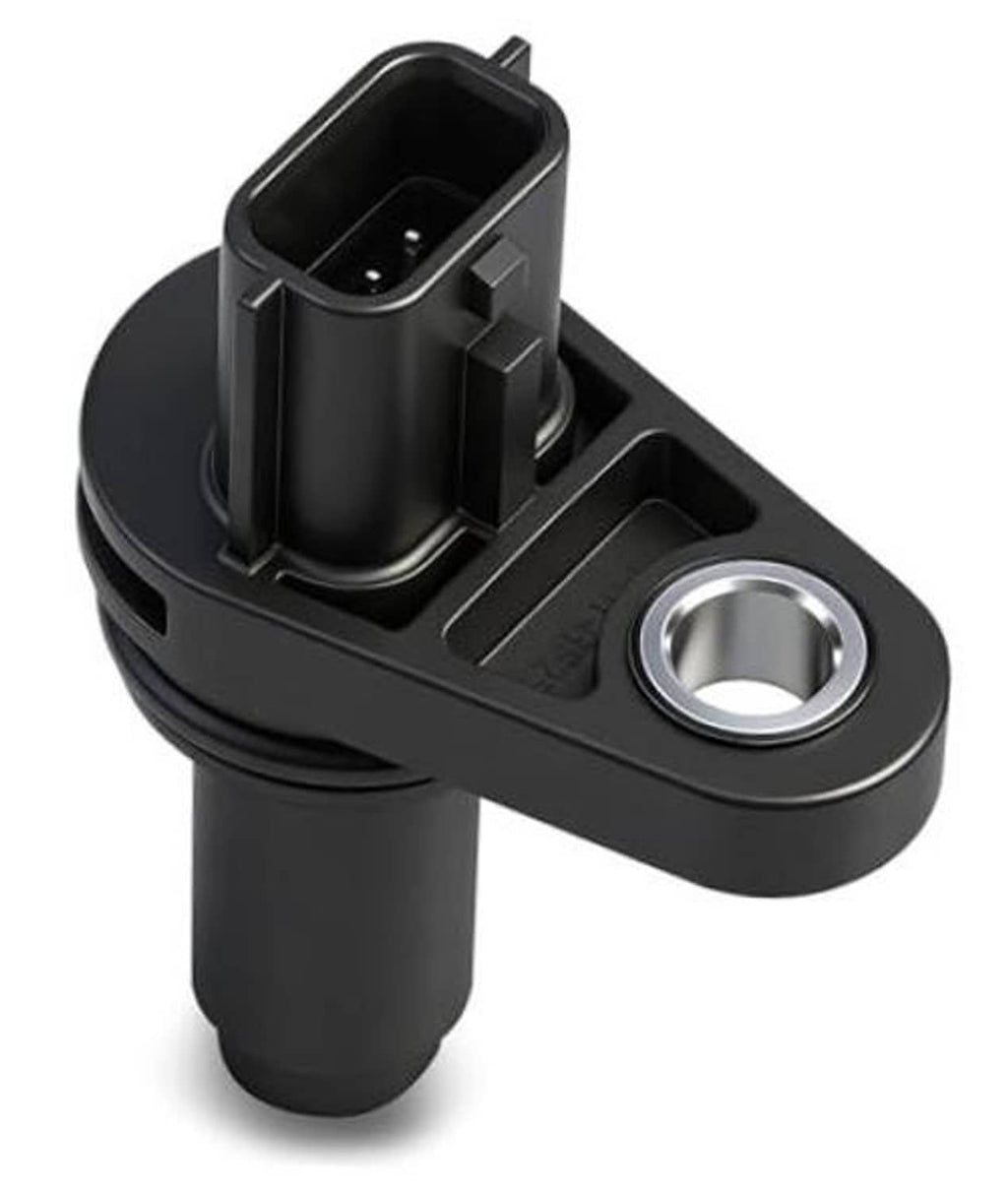 Crankshaft position sensor with 3-pin connector and round metal mounting ring