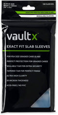 VaultX exact fit slab sleeves, no PVC, ultra high clarity, 100 sleeves