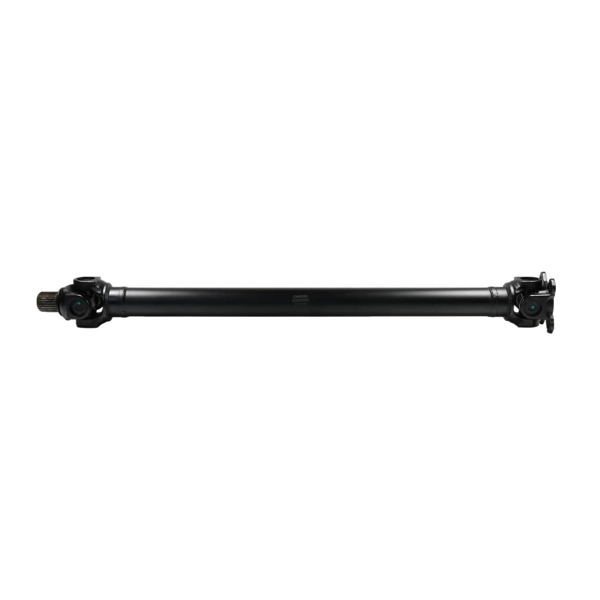 Black front driveshaft propeller shaft with two yoke ends