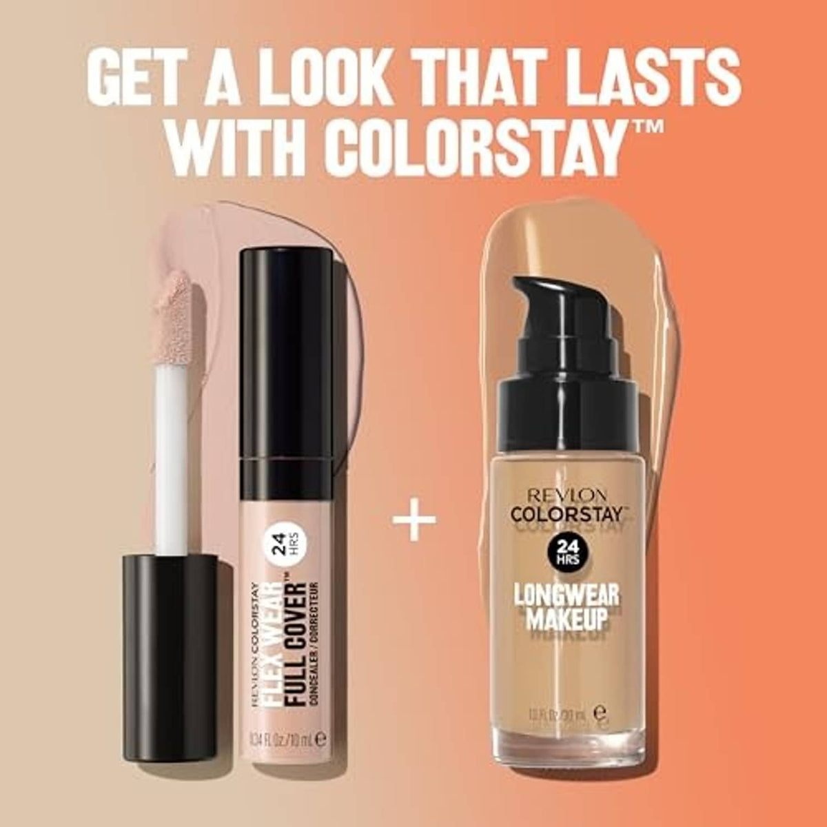 Revlon ColorStay liquid foundation bottle and concealer tube set