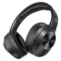 Black over-ear headphones with cushioned ear pads and adjustable headband