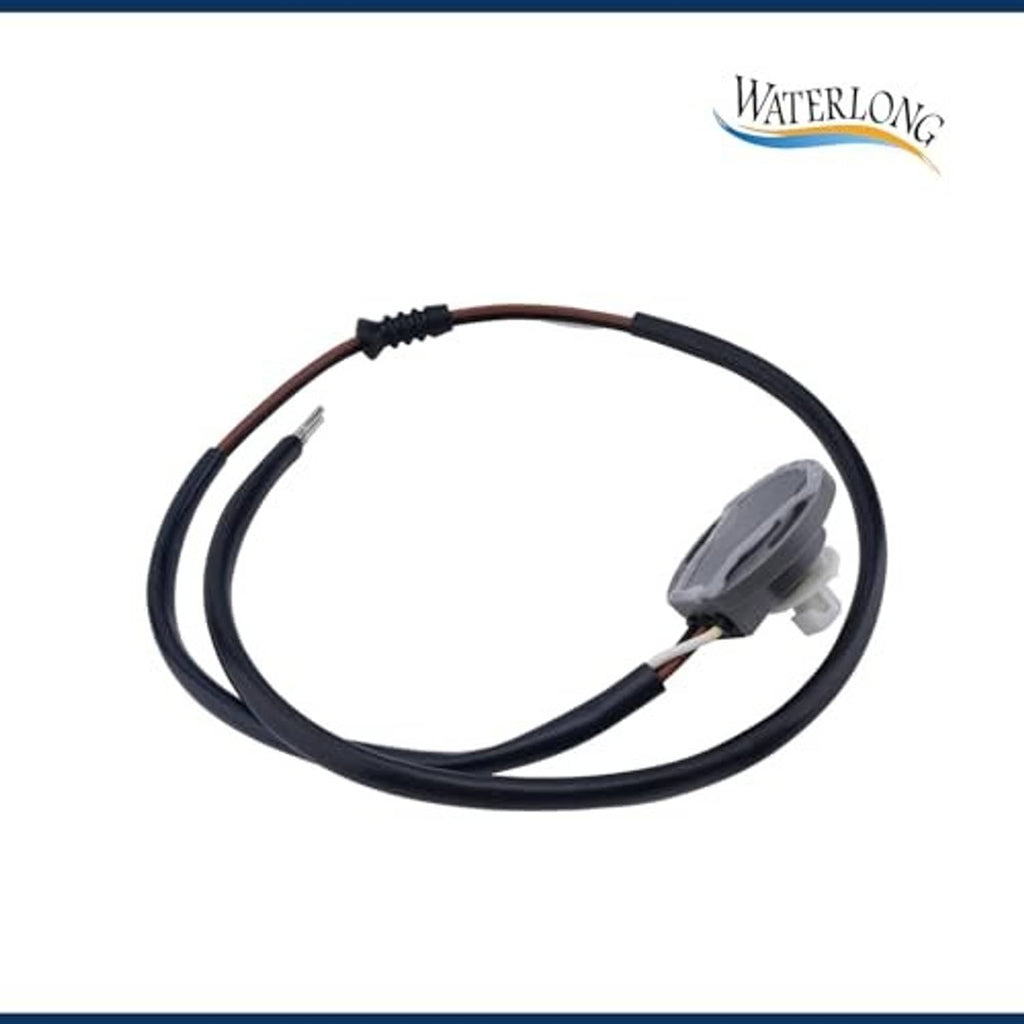 Black sensor cable with gray mounting base and red-brown wire section
