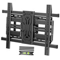 TV wall mount bracket with two vertical rails and central mounting plate