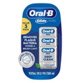 Oral-B Glide floss value pack, 3-count cool mint, deep clean white cartridge