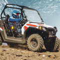 Front full windshield windscreen for off-road UTV, clear panel with mounting frame