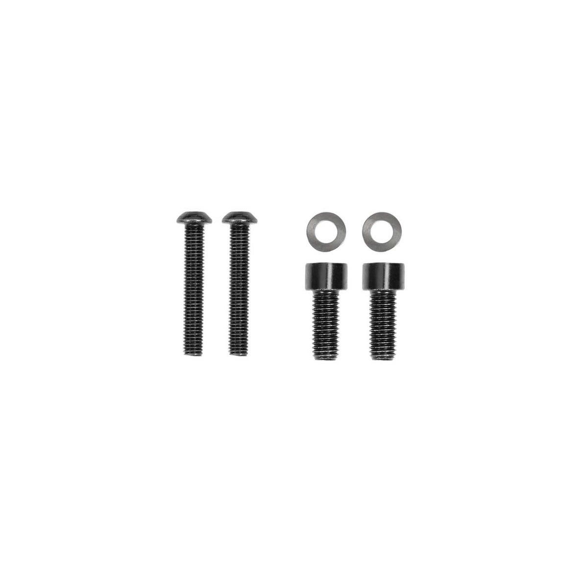 Front brush guard hardware set: black bolts and washers