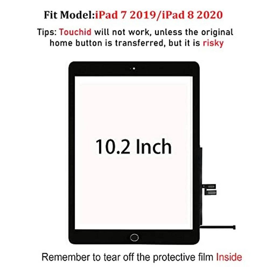 10.2-inch iPad screen replacement digitizer with pre-installed home button