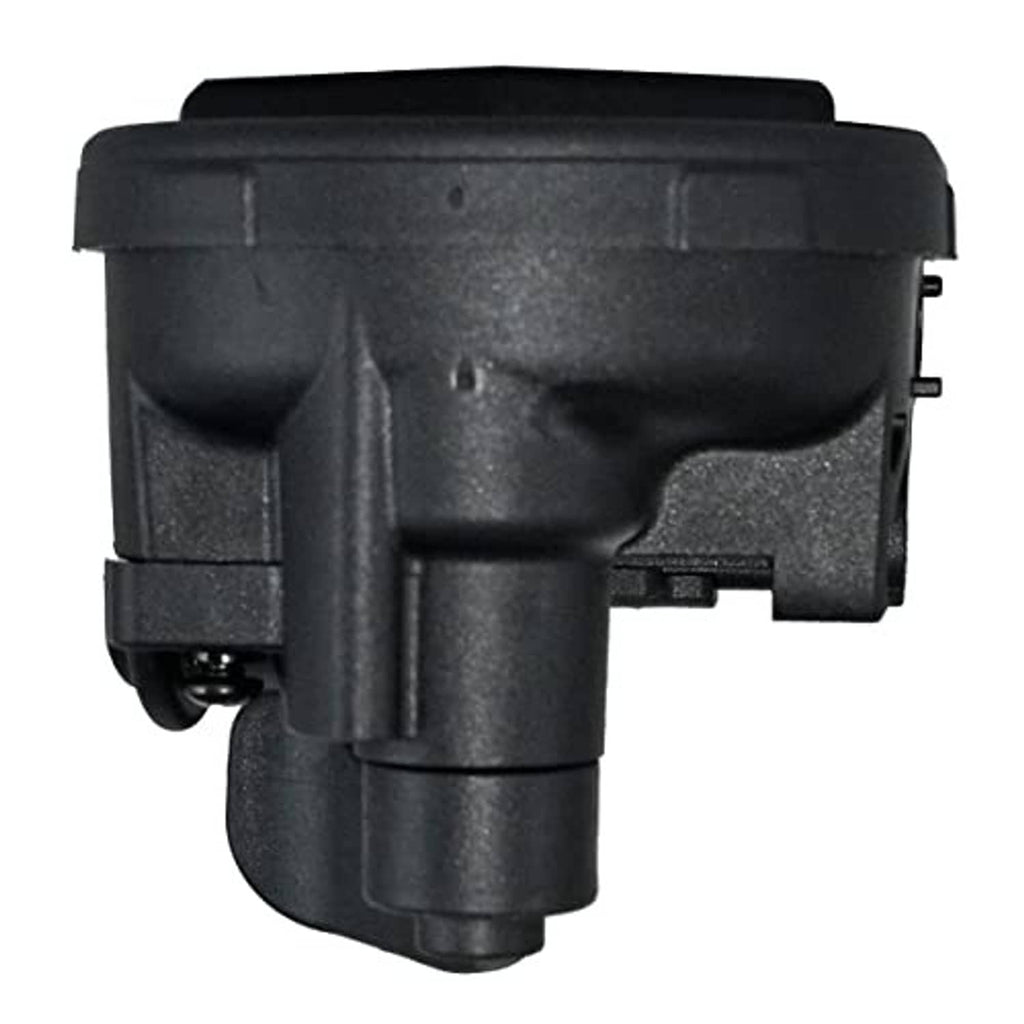 Thumb throttle lever switch, black plastic housing with molded lever arm