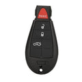 Black key fob shell case with red PANIC label and four button icon layout