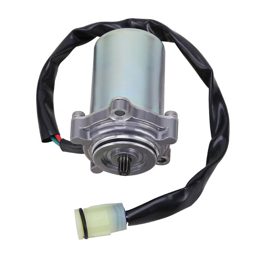 Power shift control motor with mounting base and black wire harness connector