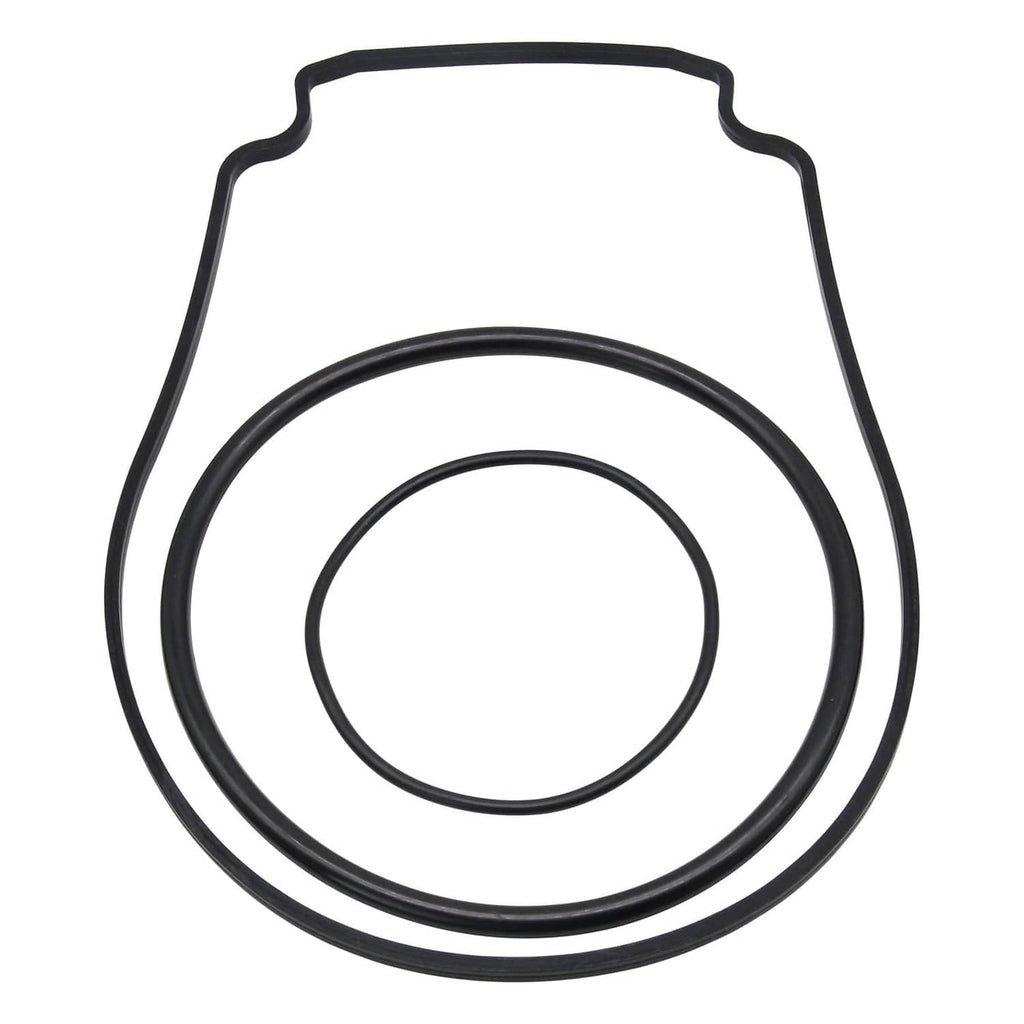 Black gasket O-ring set with a large loop seal ring and inner O-ring