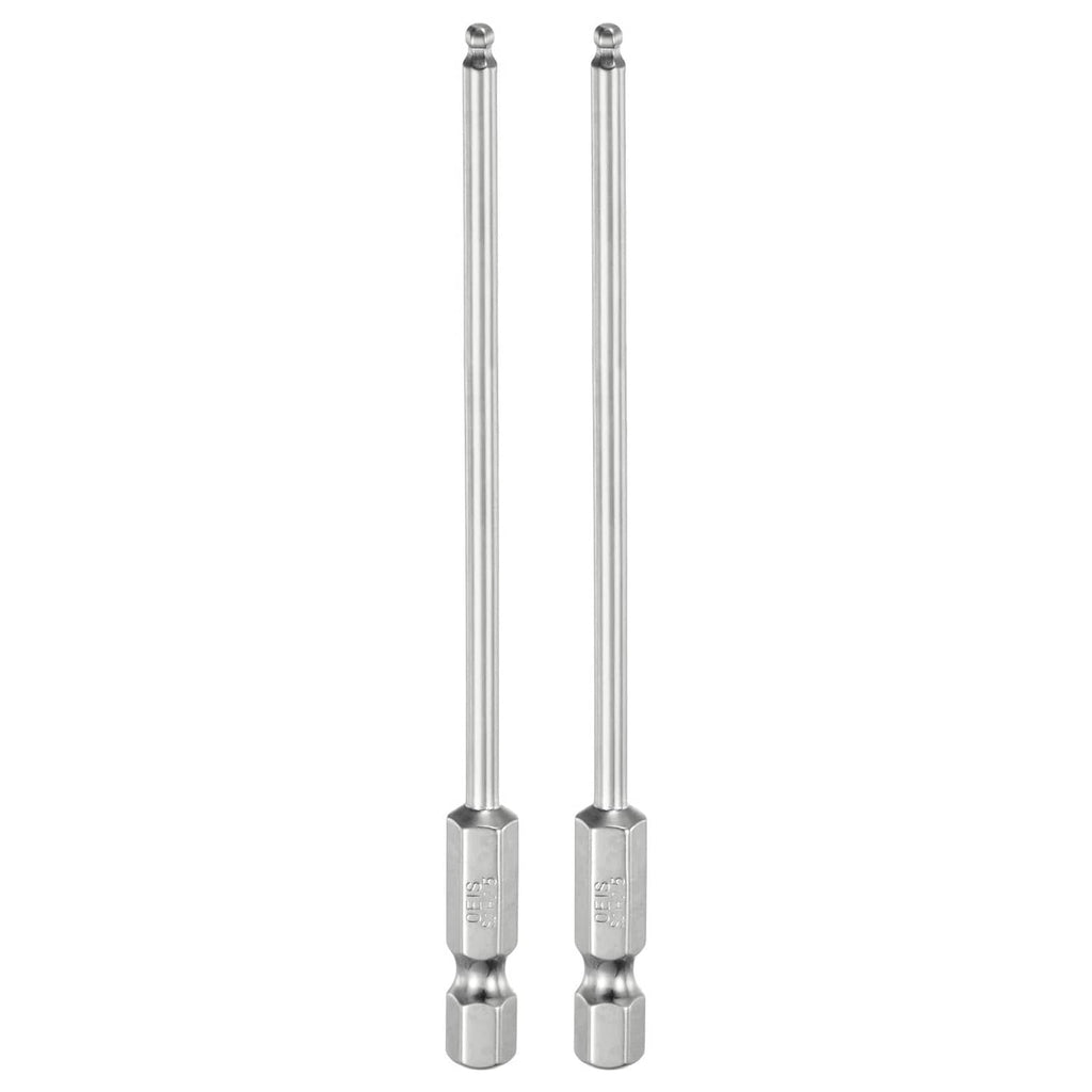 HARFINGTON 2.5mm ball-end hex screwdriver bits, 100mm, 2-piece set