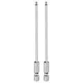 HARFINGTON 2.5mm ball-end hex screwdriver bits, 100mm, 2-piece set