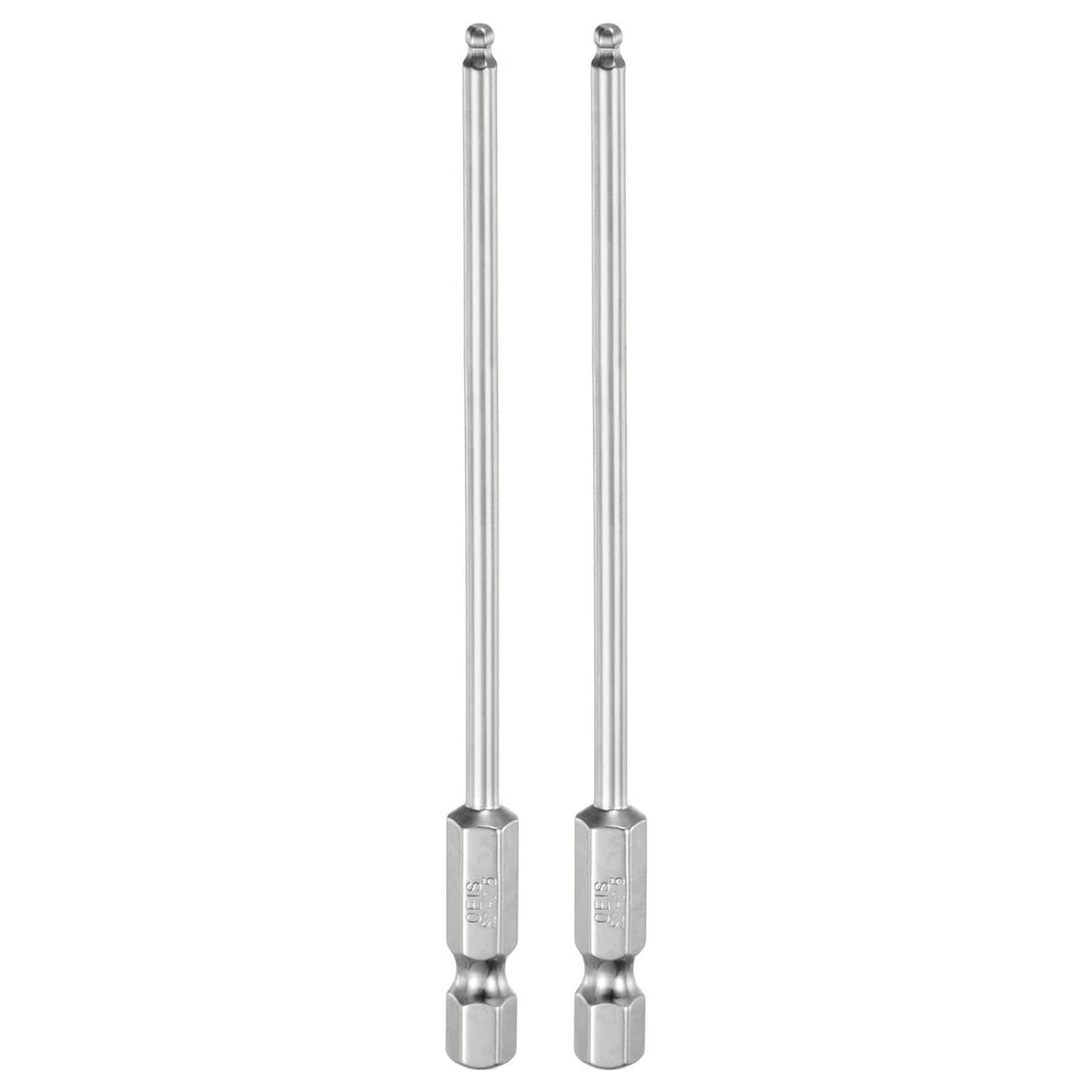 HARFINGTON 2.5mm ball-end hex screwdriver bits, 100mm, 2-piece set