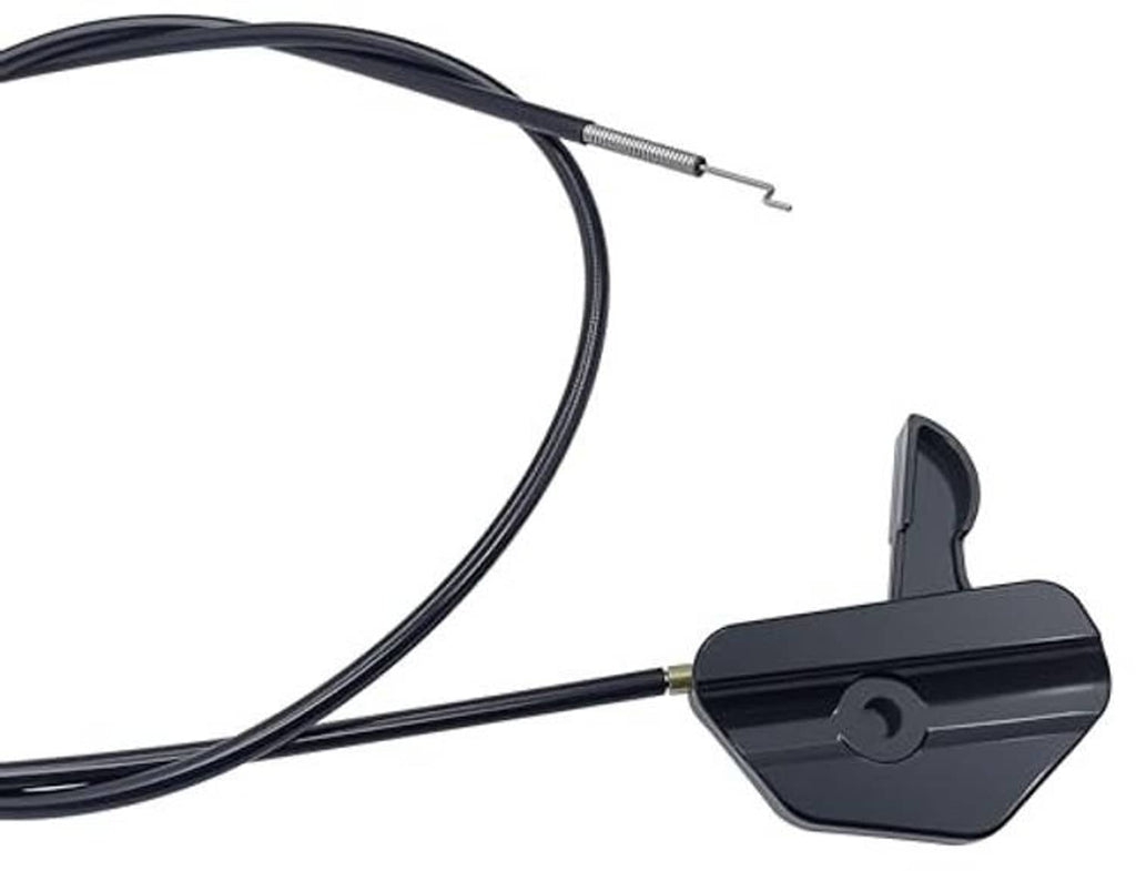 Throttle control cable with exposed inner wire tips and black conduit
