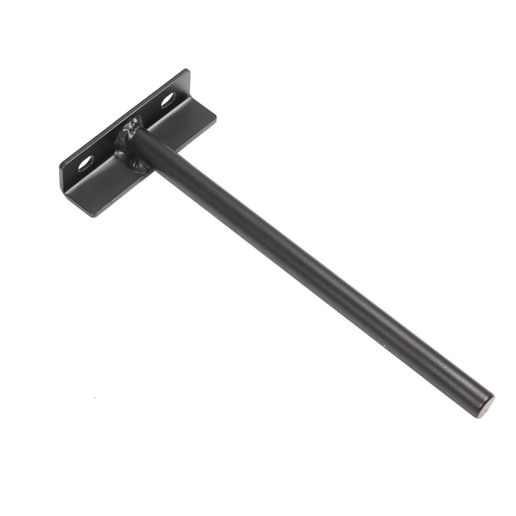 Black mounting bracket and straight support rod for duck head modification kit