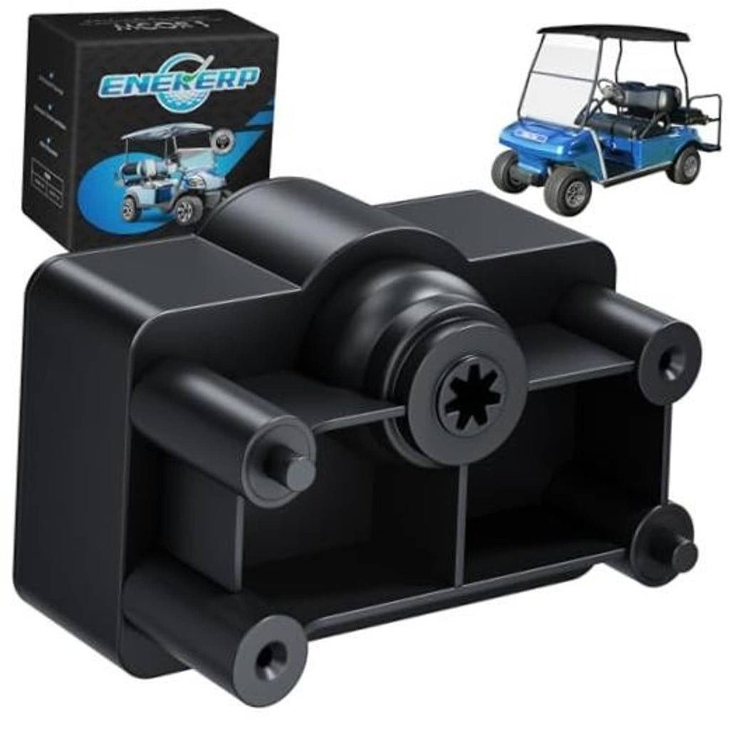 Golf cart throttle potentiometer accelerator, black housing with connector posts and shaft