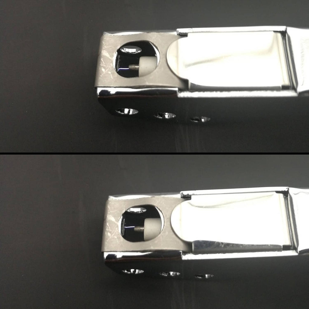 Torch striker lighter set in packaging with two silver units shown