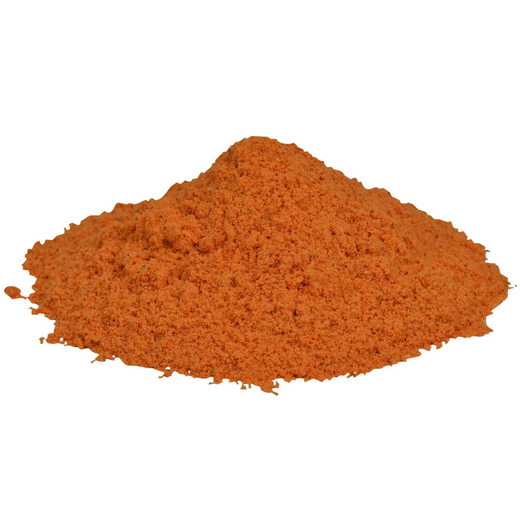 Pile of orange-brown seasoning powder