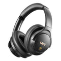 Black over-ear wireless noise cancelling headphones with padded headband and ear cups.