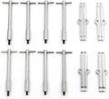 Chrome valve cover hold-down set with tall T-bolts and spreader bars