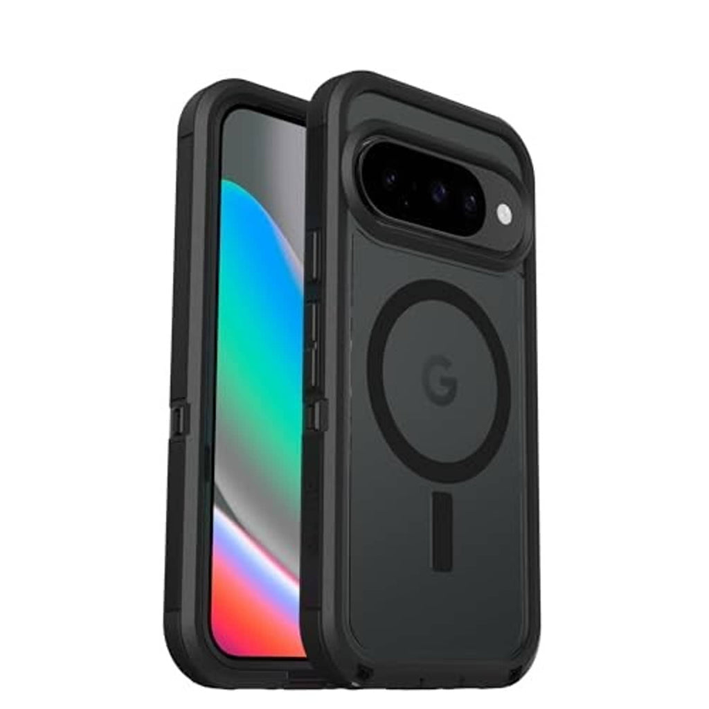 Dark Side Black Defender Pro XT phone case with camera guard and circular back insert