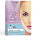 V-line lifting face mask box, five double chin reducer masks for face and chin line