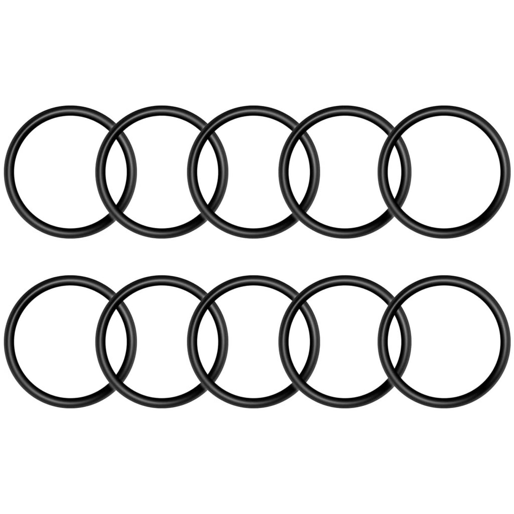 Black rubber piston O-rings, 10 pack, for nailer piston