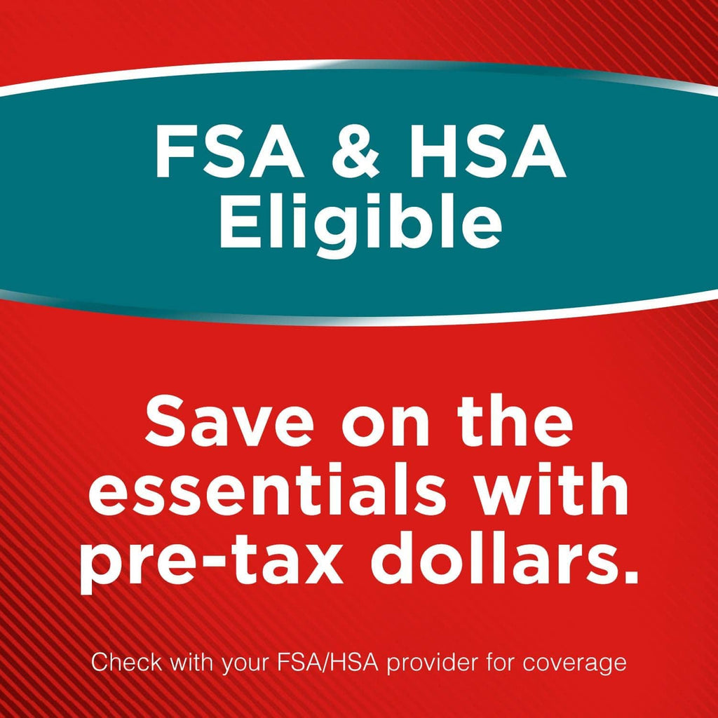 Cortizone-10 FSA and HSA eligible savings promotional graphic for itch relief essentials