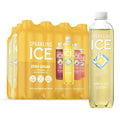 Sparkling Ice zero sugar variety pack with classic lemonade bottles and label on canisters