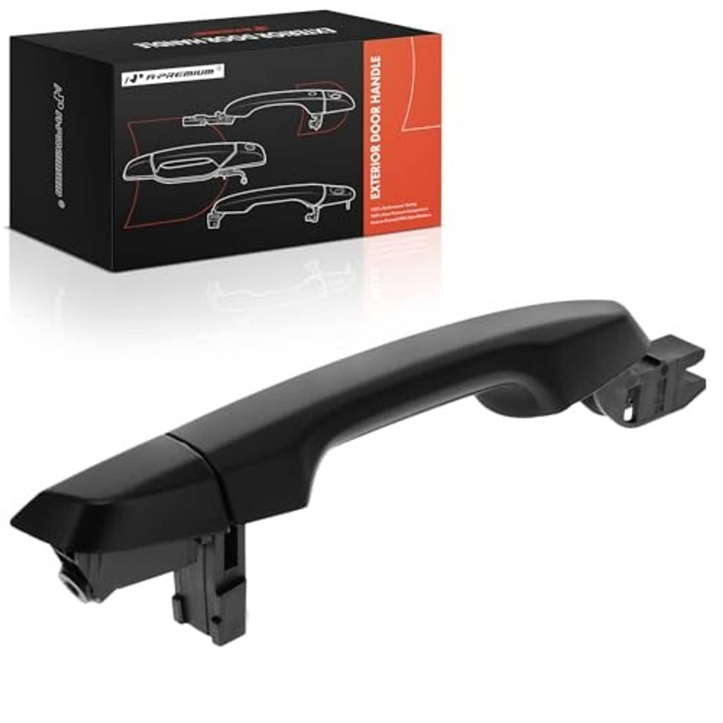 Primed black exterior door handle, front or rear right passenger side