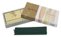 Nokiba incense sticks, green bundle with Shoyeido's Moss Garden gift box